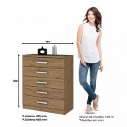 Henn D703-94 Comoda Flor De Lis Rustico