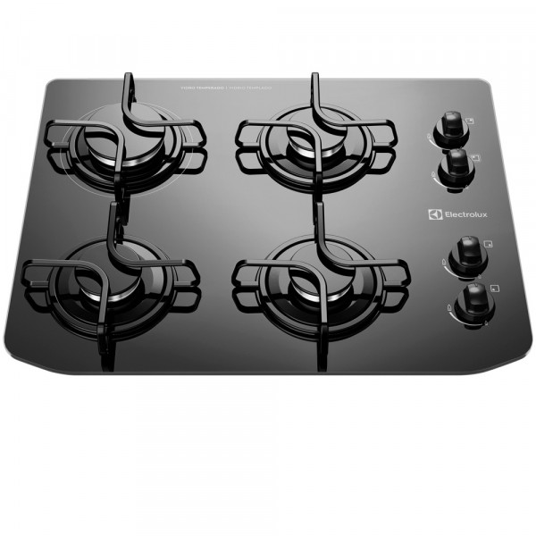 Electrolux Anafe Gc58v 4 Horn Vidrio Negro